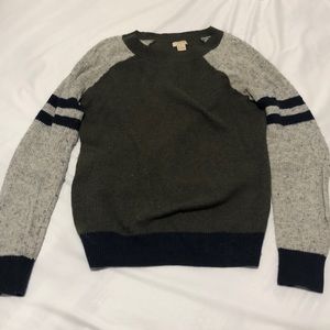 Jcrew waffle knit sweater two toned